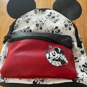 Disney Red and Black Mickey Mouse Bag